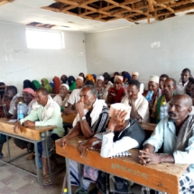 Farmers training on crop production