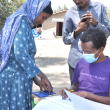 IDP woman signed the distribution list